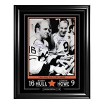 Gordie Howe & Bobby Hull // Signed Frame Ltd. Ed. #1/16