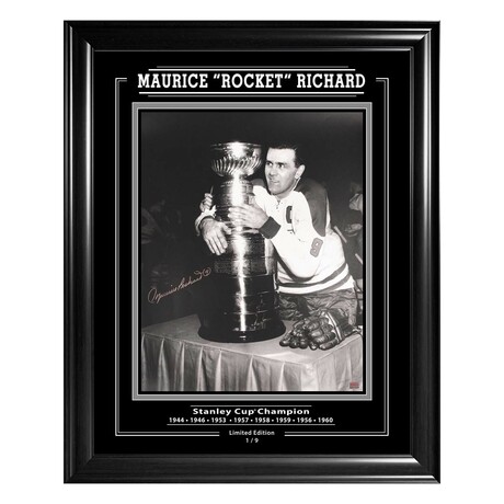 Maurice "Rocket" Richard // Signed 16x20 Ltd. Ed. 1/9