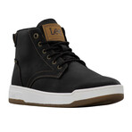Spencer // Black + Black Denim + Cognac (US: 9.5)
