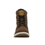 Hudson // British Tan + Navy Denim (US: 9.5)