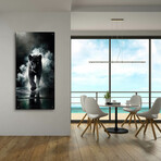 Black Leopard Catwalk (0.13"D x 12"H x 24"W)