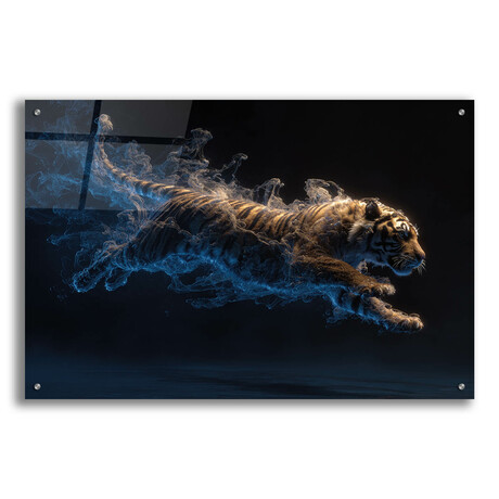 Tiger Depths (16"H x 12"W x 0.13"D)