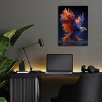 The Eagle’s Fluid Ascent (16"H x 12"W x 0.13"D)