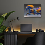 Fluid Acent of the wild horse (16"H x 12"W x 0.13"D)