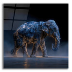 Magestic Moonlight Elephant 3 (12"H x 12"W x 0.13"D)