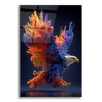 The Eagle’s Fluid Ascent (16"H x 12"W x 0.13"D)