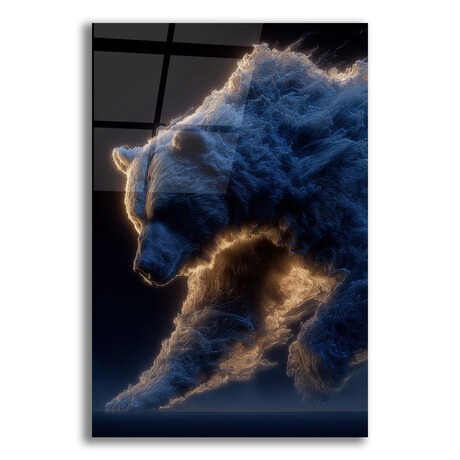 Moonlight bear 2 (16"H x 12"W x 0.13"D)