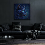 Feline Starlight (12"H x 12"W x 0.13"D)