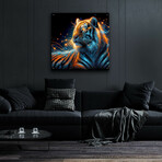 Tiger Face 2 (12"H x 12"W x 0.13"D)