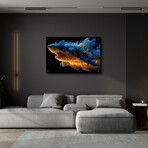 Emerging Shark (16"H x 12"W x 0.13"D)