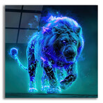 Electric Lion (12"H x 12"W x 0.13"D)