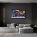 Fluid Acent of the wild horse (16"H x 12"W x 0.13"D)