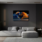 Fluid Ascent of the Wild Horses (16"H x 12"W x 0.13"D)