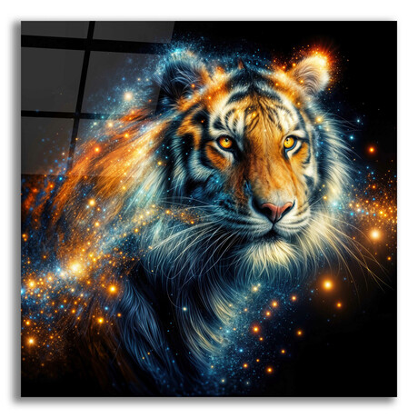 Tiger Face (12"H x 12"W x 0.13"D)