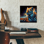 Tiger Face 2 (12"H x 12"W x 0.13"D)