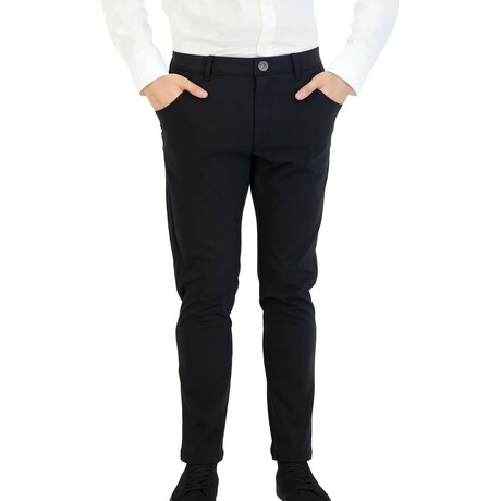 Casual 5-Pocket All Day Tech Stretch Pant // Black (28WX30L)