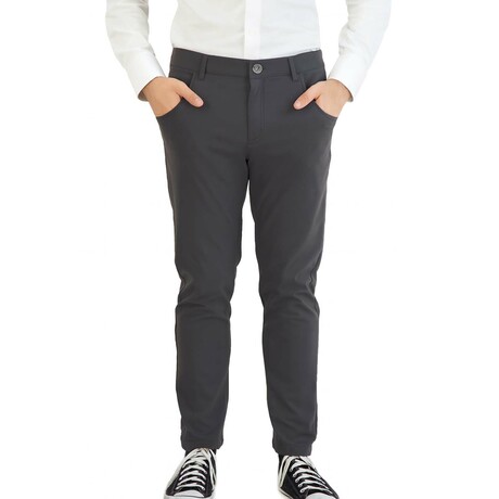 Casual 5-Pocket All Day Tech Stretch Pant // Gray (28WX30L)