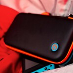 Premium Travel Case for Nintendo Switch & Switch Lite // Black/Red/Blue