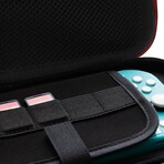 Premium Travel Case for Nintendo Switch & Switch Lite // Black/Red/Blue