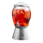 Jaxon Beverage Dispenser with GALvanized Base & Lid // 2 GAL