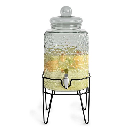 Hamburg Beverage Glass Dispenser with Stand // 1.5 GAL