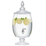 Madison Optic Glass Beverage Dispenser // 1.7 Gallon (217.6 oz)