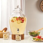 Madera Glass Beverage Dispenser // 3 GAL