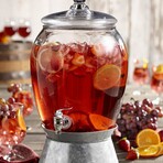 Jaxon Beverage Dispenser with GALvanized Base & Lid // 2 GAL