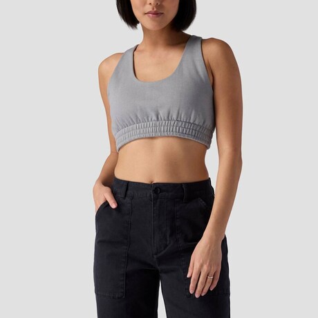 Women's // Vintage Gym Bralette // Heathered Monument (XS)