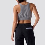 Women's // Vintage Gym Bralette // Heathered Monument (XS)