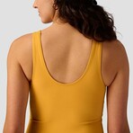 Women's // Bike Short One-Piece // Mineral Yellow (XS)