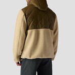 Men's // Crossover Hooded Jacket // Marble + Pine (S)