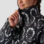 Stoic // Women's //  Printed Quilted Puffer // Midnight Navy Nordic Print (XS)