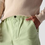 Men's // Cotton Canvas Carpenter Short // Foam Green (S)