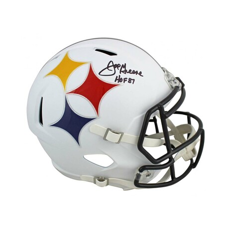 Joe Greene // Pittsburgh Steelers // Signed Full-Size AMP Alt Speed Helmet