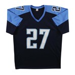 Eddie George // TEN Titans + HOo Oilers // Signed Jersey + Photo