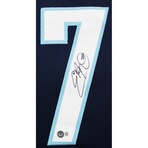 Eddie George // TEN Titans + HOo Oilers // Signed Jersey + Photo