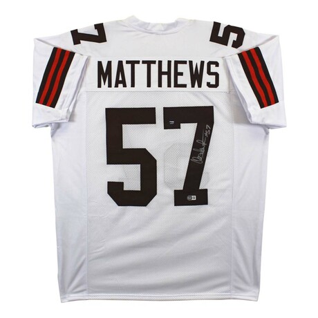 Clay Matthews Jr. // Cleveland Browns // Signed Jersey