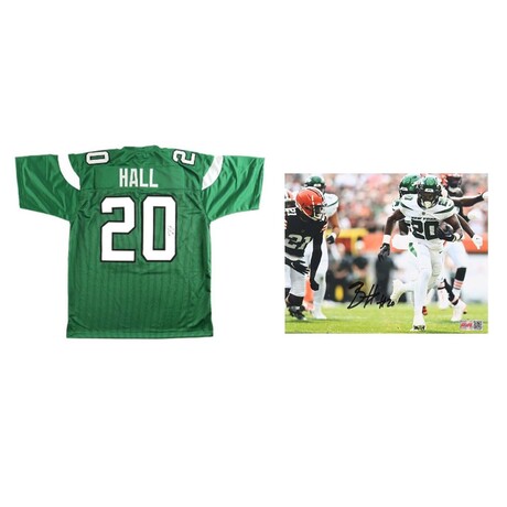 Breece Hall // New York Jets // Signed Jersey + Photo