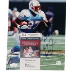 Eddie George // TEN Titans + HOo Oilers // Signed Jersey + Photo