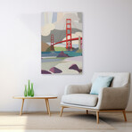 The Golden Gate Bridge from Baker Beach (16"H x 24"W x 1.5"D)