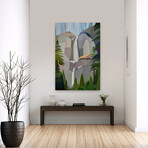 Morning Yosemite Falls (16"H x 24"W x 1.5"D)