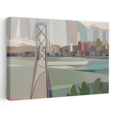 The City From Treasure Island (16"H x 24"W x 1.5"D)