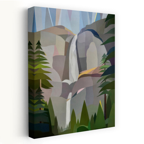 Morning Yosemite Falls (16"H x 24"W x 1.5"D)