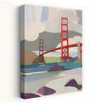 The Golden Gate Bridge from Baker Beach (16"H x 24"W x 1.5"D)