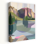 El Capitan and the Merced River (16"H x 24"W x 1.5"D)