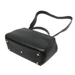 Bally // Leather B-Turn Bag // Black + Yellow // Pre-Owned