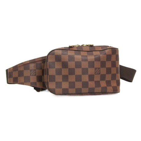 Louis Vuitton // Damier Coated-Canvas + Leather Geronimos Belt Bag // Damier Ebene // Pre-Owned