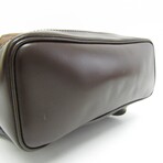 Louis Vuitton // Damier Coated-Canvas + Leather Soho Backpack // Damier Ebene // Pre-Owned