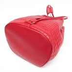 Celine // Quilted Leather C-Charm Bucket Bag // Red // Pre-Owned